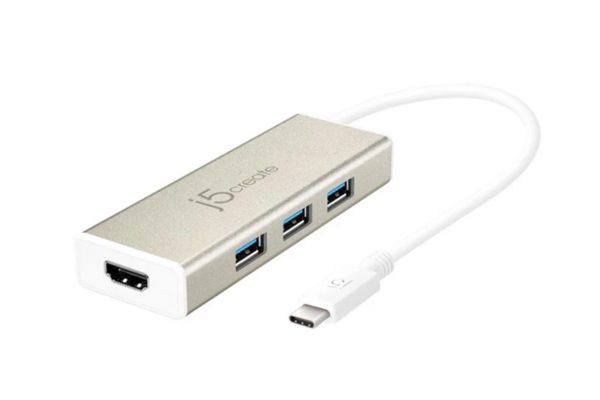 USB 3.1 Type-C 3-Port USB 3.0 HUB & 4K HDMI