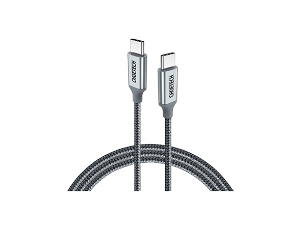 Choetech PD 100W USB-C To USB-C 1.8m Nylon Cable Grey