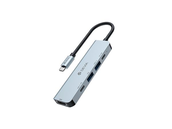 Devia EC702 Leopard Series 5 In 1 Hub Dep Gray