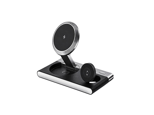 Choetech Magleap 3in1 Magnetic Wireless Charger With Holder 15W Black